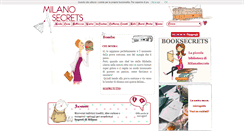 Desktop Screenshot of milanosecrets.it